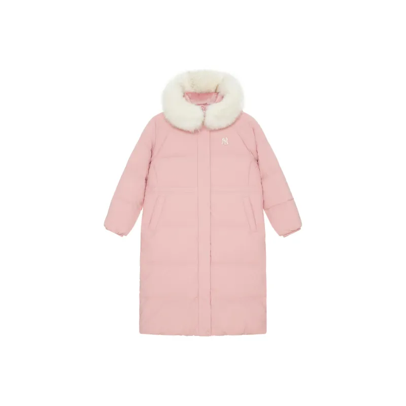 MLB New York Yankees Basic Collection Down Jacket Women's Hemp Pink-0