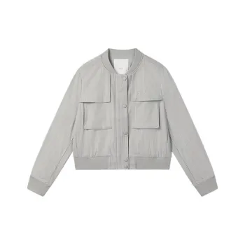 FILA MILANO Italian Luxury Sports Collection SS25 Jacket Women's Pulse Light Khaki