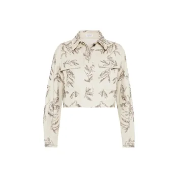 Brunello Cucinelli Flora Embroidered Jacket