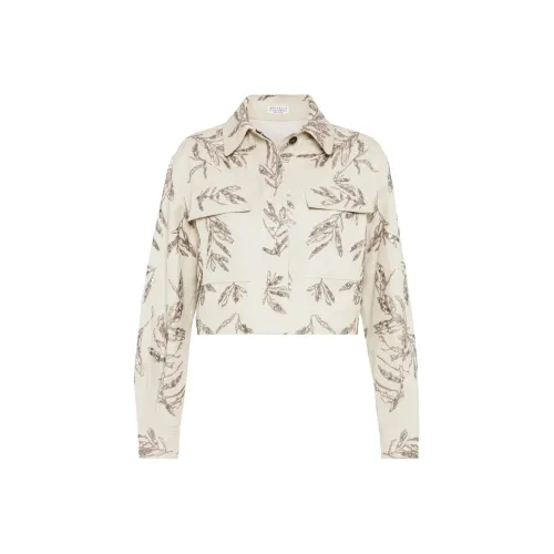Brunello Cucinelli Flora Embroidered Jacket