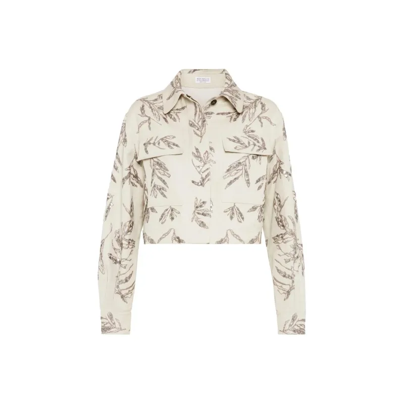 Brunello Cucinelli Flora Embroidered Jacket-0