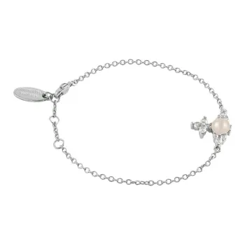 Vivienne Westwood Platinum Plated Bracelets Unisex Silver