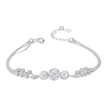 CHINA GOLD 990 Silver Pure Silver Bracelets Women's