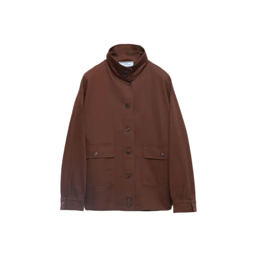 PRADA Jackets & Coats Women's Cocoa Brown