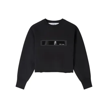 A.P.C x Natacha Ramsay-Levi Sainters SS24 Sweatshirt Women's Black
