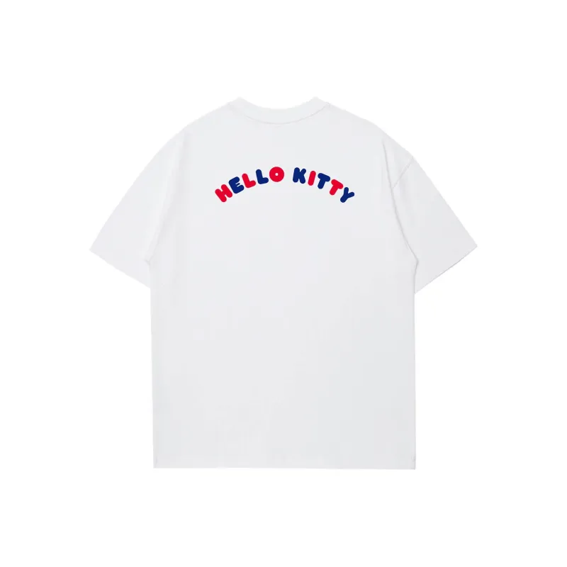 Sanrio x HelloKitty Hello Kitty T Shirt Unisex Black, White-3
