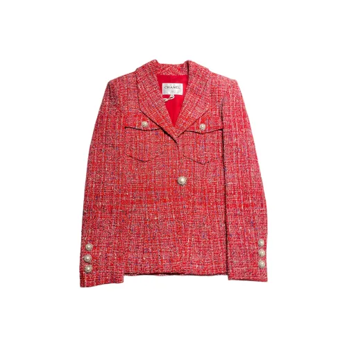CHANEL 19P Jackets & Coats Women's Red