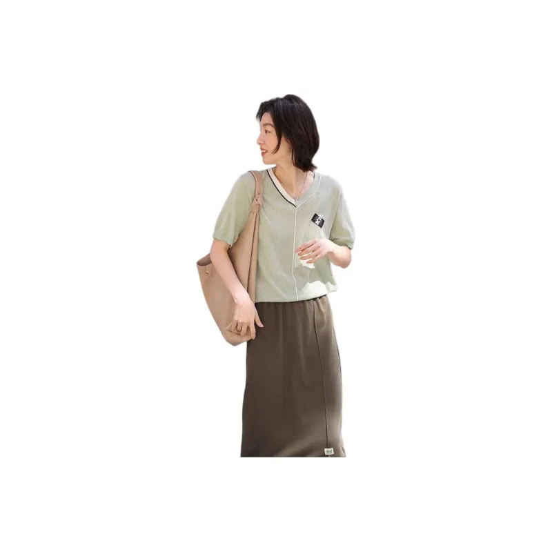 【dme】 Knitwear Women's Light Pea Green-0