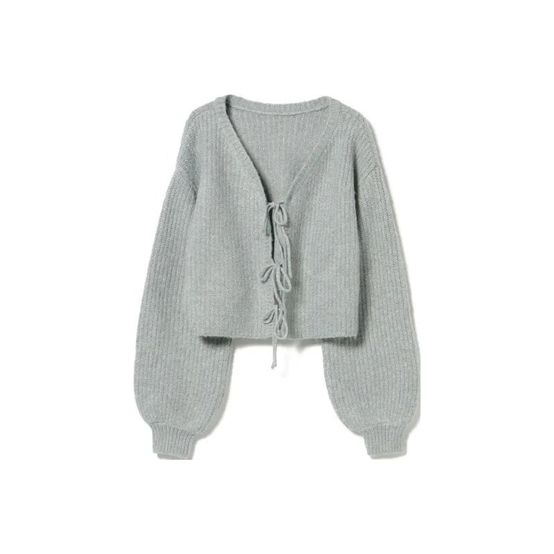 Beams Knitwear Women's Gray Blue-0