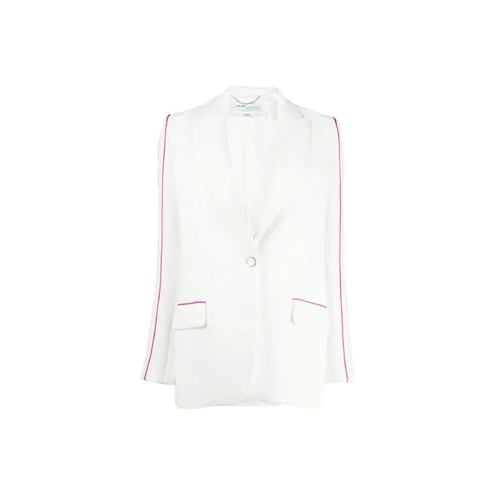 OFF WHITE Tomboy Blazer Jacket White/Red-0