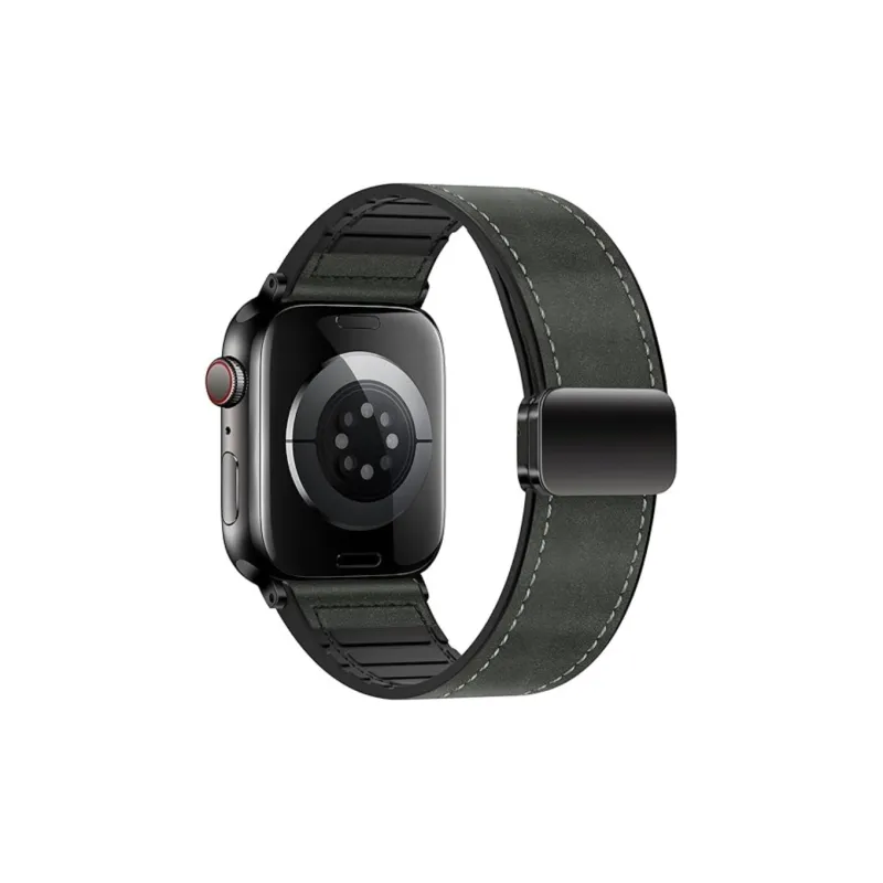 Brangdy Apple Compatibility Watch Band Artificial Leather Material-3