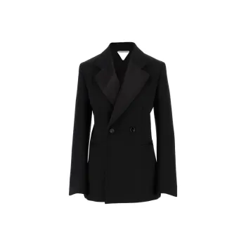 Bottega Veneta Business Suits Coats Women's Black
