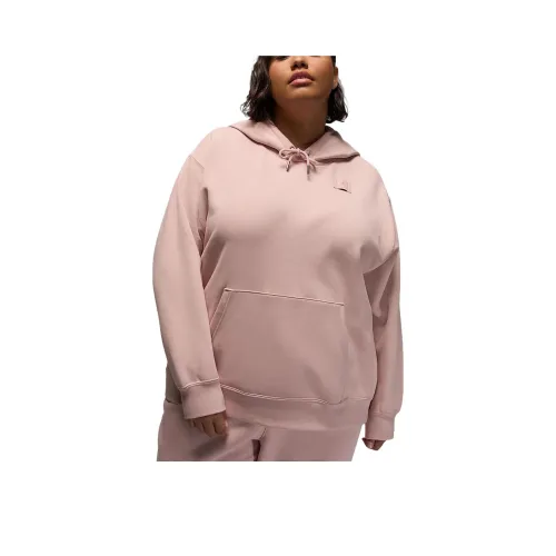 JORDAN Flight Fleece Women's Satin Lined pullover Hoody Hoodie Plus Size