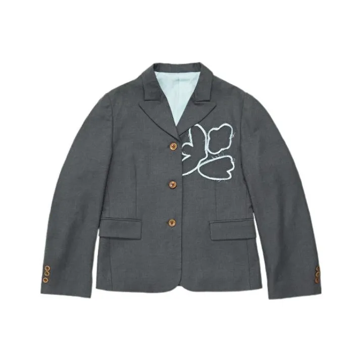 GOOD BAI Business Suit Women's Preppy Gray-0