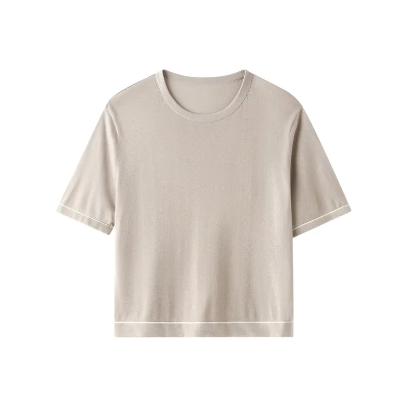 H-YXIANG Knitwear Women's Twilight Gray-0