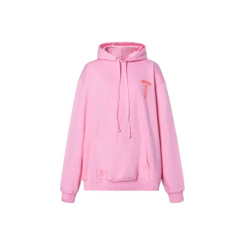 Chrome Hearts T Bar Logo Hoodie 'Pink/Red'