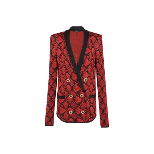 BALMAIN Jackets & Coats Women's Red