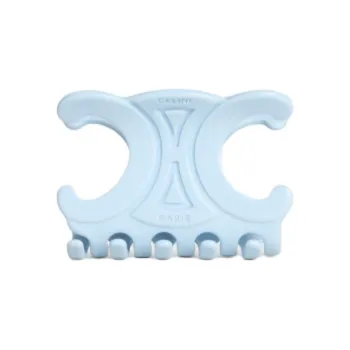 CELINE Stainless Steel Hair Clips Unisex Blue