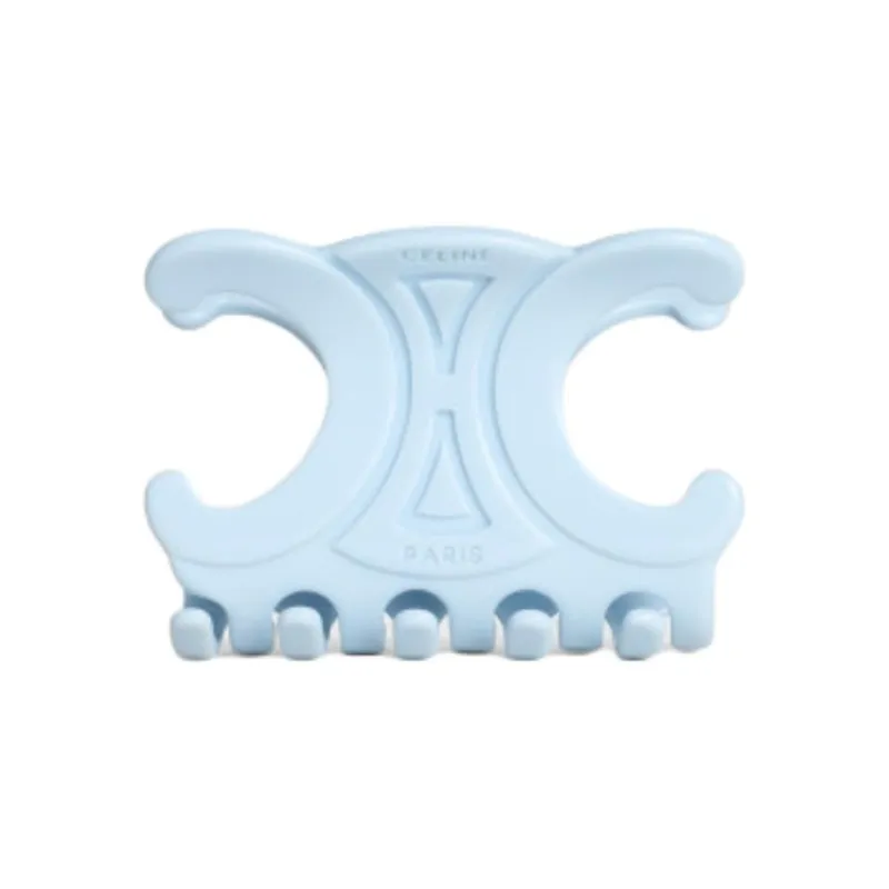 CELINE Stainless Steel Hair Clips Unisex Blue-0