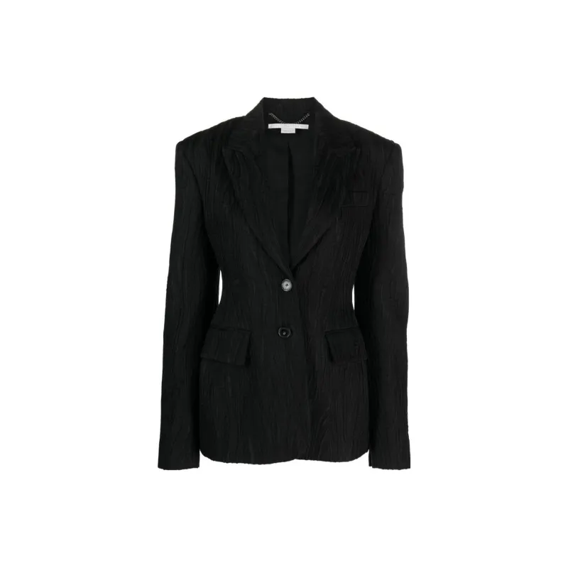 Stella McCartney Jacquard Single breasted Blazer-0