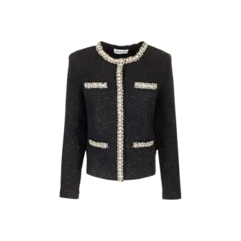 Self portrait Sequin Knitted Cardigan