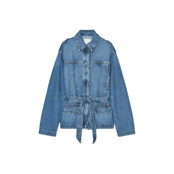 ZARA Trf Jackets & Coats Women's Deep Indigo
