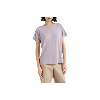 Brunello Cucinelli Short Sleeved Crewneck Knitted T Shirt