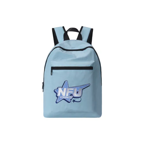 HINY Polyester Backpack Regular Unisex Light Blue