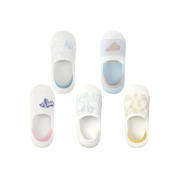 Crabsecret No Show Socks Women's 5 Pack