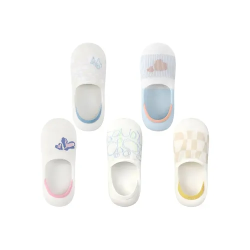 Crabsecret No Show Socks Women's 5 Pack