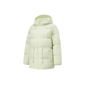 LiNing Sports Life Collection Down Jacket Women's Jade Porcelain Green