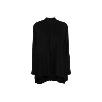 Yohji Yamamoto Button up Band collar Shirt