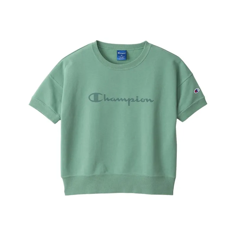 Champion SS24 Sweatshirt Women's Moss Green-0