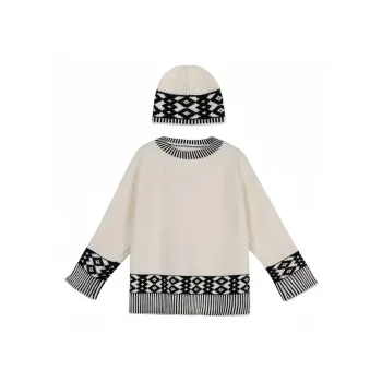 Ning Cai Yuer Knitwear Women's Ecru