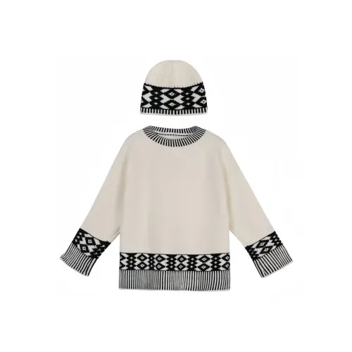 Ning Cai Yuer Knitwear Women's Ecru