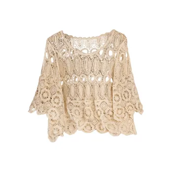 Cypress House Knitwear Women's Beige