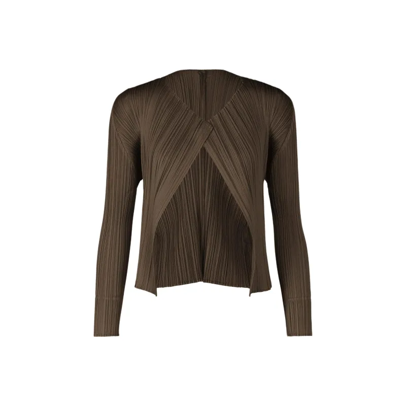 PLEATS PLEASE ISSEY MIYAKE Plissé Cardigan-0