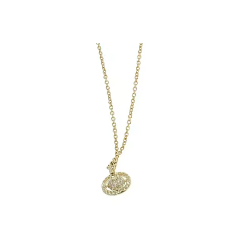 Vivienne Westwood Brass Necklaces Unisex Gold-0