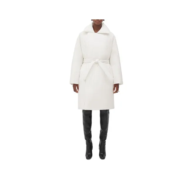 Bottega Veneta Coats Women's White-0