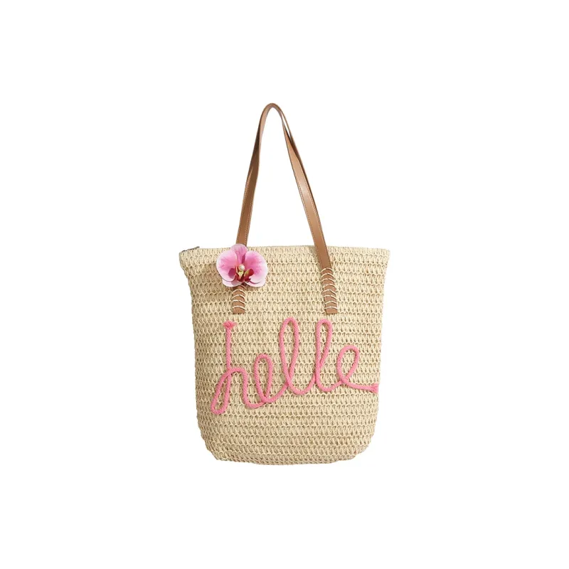 YZUE Woven Tote Bag, Tote Bag, Handbag, Armpit Shoulder Bag Women's Multicolor-0