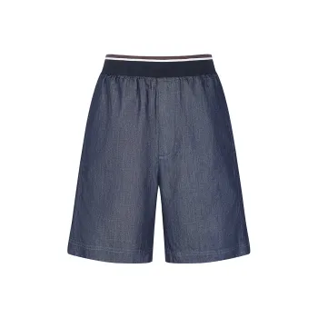 CROQUIS Denim Shorts Men 991 Denim Navy Blue