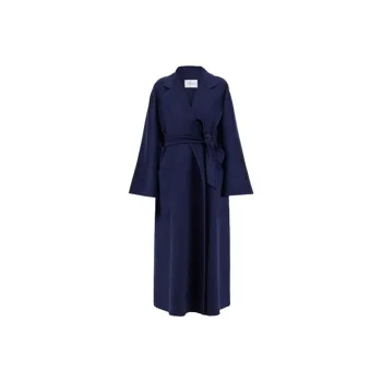 MaxMara Labbro Series Coats Women's Dark Blue
