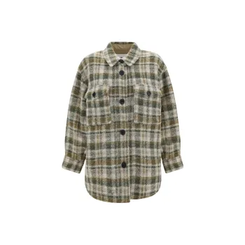 ISABEL MARANT Harveli Checked Shirt Jacket