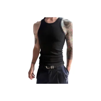 KVIV Tank Tops Men Black 