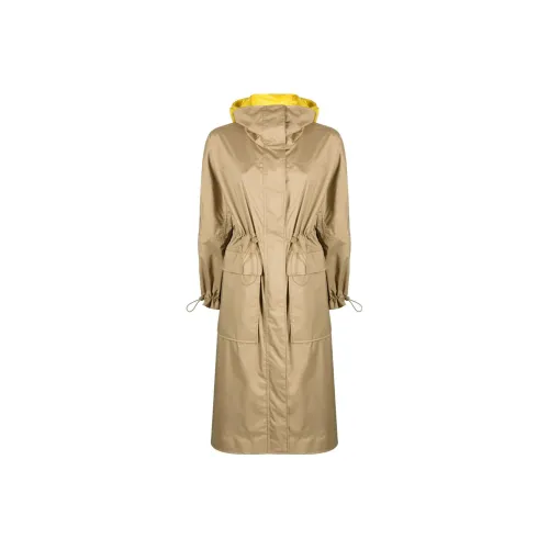 Moncler Coats Women's Beige
