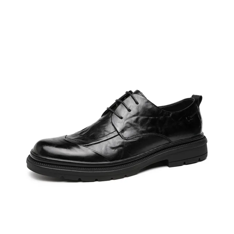HAPPY DINO Men's Casual Shoes Men Low Top Black-1