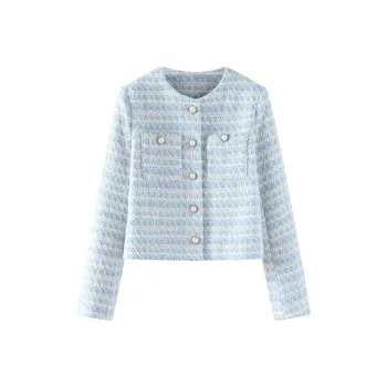 IQC Jackets & Coats Women's Light Blue