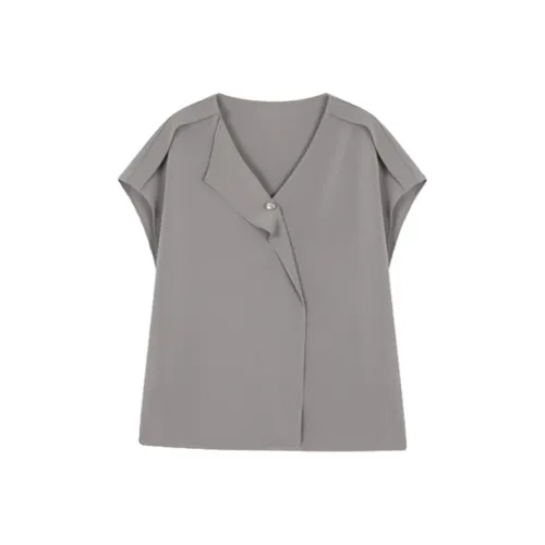 Ning Cai Yuer Shirts Women's Gray