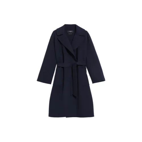 WEEKEND MaxMara Coats Women's Navy Blue