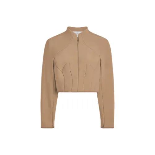 SCANLAN THEODORE Milano Zip Jacket Jackets Coats Women's Camel/Camel